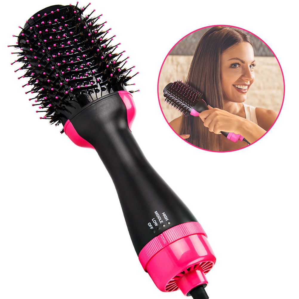 Portable 2 in 1 Hair Straightening Brush - ProCuv