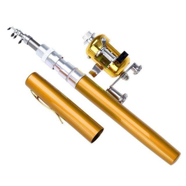 Portable Pocket-Sized Mini Fishing Pole