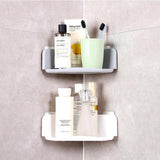 Suction Cup Corner Shower Shelf Organizer