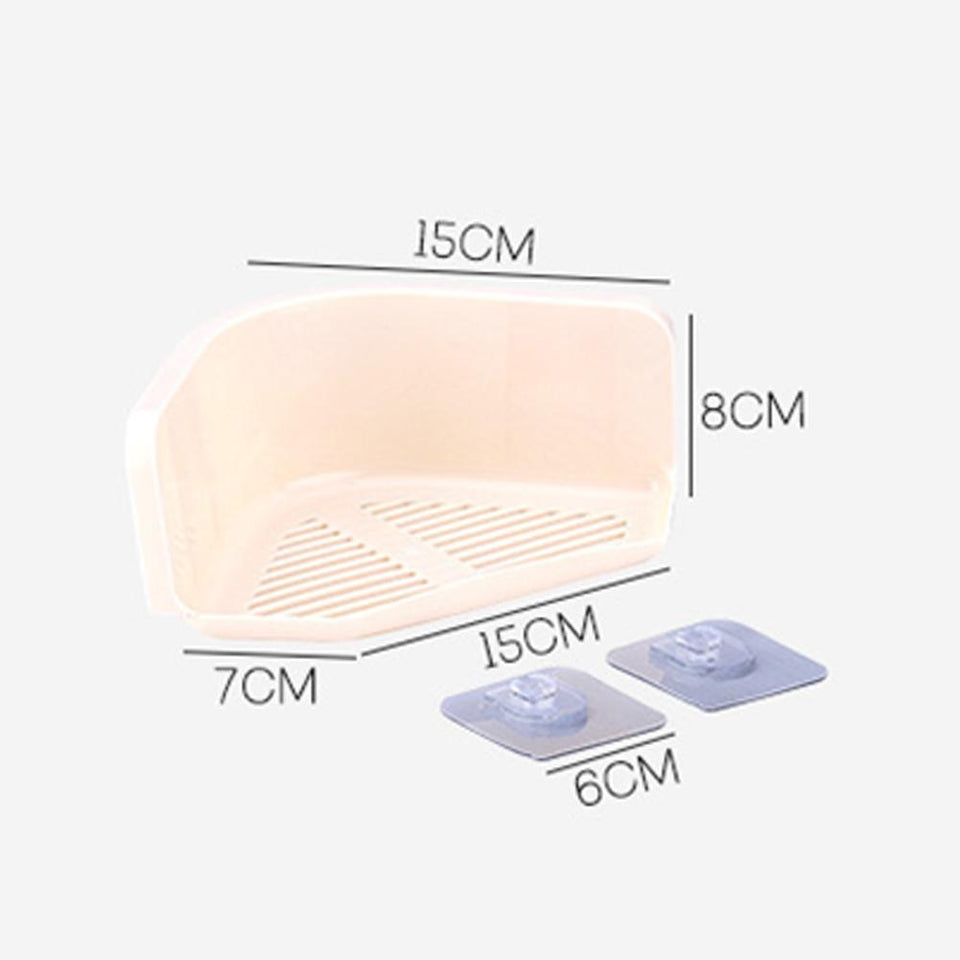 Suction Cup Corner Shower Shelf Organizer