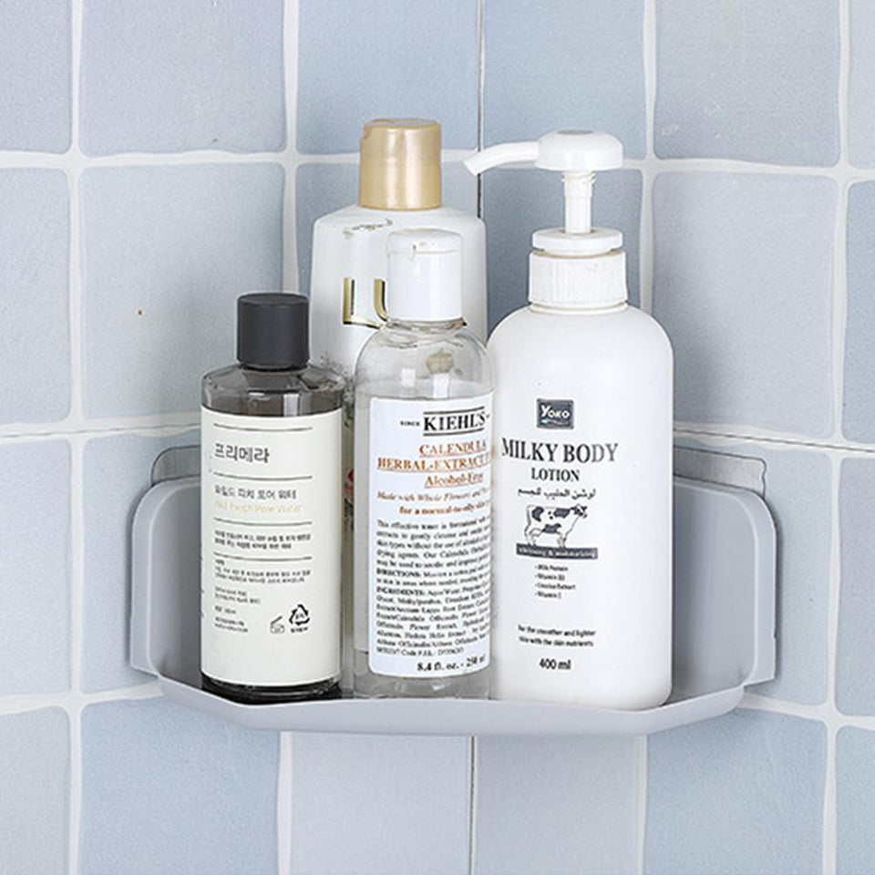 Suction Cup Corner Shower Shelf Organizer
