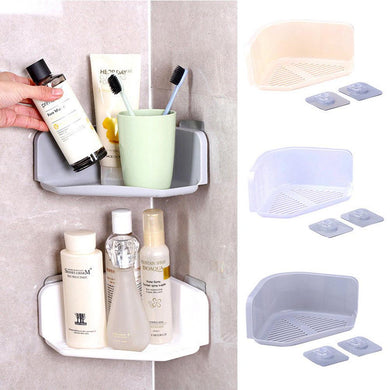 Suction Cup Corner Shower Shelf Organizer